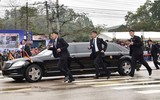 [ẢNH] Hành trình đoàn xe chở Chủ tịch Triều Tiên Kim Jong-un từ Lạng Sơn về Hà Nội