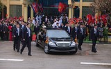 [ẢNH] Hành trình đoàn xe chở Chủ tịch Triều Tiên Kim Jong-un từ Lạng Sơn về Hà Nội