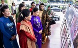 Phu nhân Việt Nam và Indonesia thăm Bảo tàng Phụ nữ