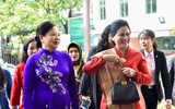 Phu nhân Việt Nam và Indonesia thăm Bảo tàng Phụ nữ
