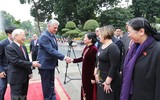 Tổng Bí thư, Chủ tịch nước Nguyễn Phú Trọng đón Chủ tịch Cuba thăm Việt Nam