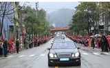 [ẢNH] Hành trình đoàn xe chở Chủ tịch Triều Tiên Kim Jong-un từ Lạng Sơn về Hà Nội