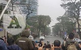 [ẢNH] Hành trình đoàn xe chở Chủ tịch Triều Tiên Kim Jong-un từ Lạng Sơn về Hà Nội