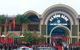 [ẢNH] Toàn bộ hình ảnh Chủ tịch Triều Tiên tới ga Đồng Đăng, lên ô tô về Hà Nội