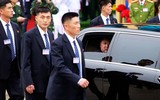 [ẢNH] Toàn bộ hình ảnh Chủ tịch Triều Tiên tới ga Đồng Đăng, lên ô tô về Hà Nội