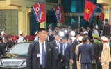 [ẢNH] Toàn bộ hình ảnh Chủ tịch Triều Tiên tới ga Đồng Đăng, lên ô tô về Hà Nội