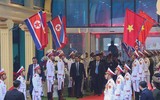 [ẢNH] Toàn bộ hình ảnh Chủ tịch Triều Tiên tới ga Đồng Đăng, lên ô tô về Hà Nội