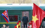 [ẢNH] Toàn bộ hình ảnh Chủ tịch Triều Tiên tới ga Đồng Đăng, lên ô tô về Hà Nội