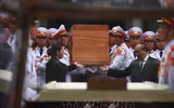 [ẢNH] Lễ truy điệu nguyên Chủ tịch nước, Đại tướng Lê Đức Anh tại Nhà tang lễ Quốc gia