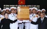 [ẢNH] Lễ truy điệu nguyên Chủ tịch nước, Đại tướng Lê Đức Anh tại Nhà tang lễ Quốc gia