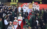 [ẢNH] Lễ truy điệu nguyên Chủ tịch nước, Đại tướng Lê Đức Anh tại Nhà tang lễ Quốc gia