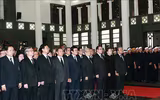 [ẢNH] Lễ truy điệu nguyên Chủ tịch nước, Đại tướng Lê Đức Anh tại Nhà tang lễ Quốc gia