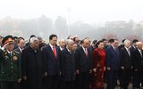 [ẢNH] Lãnh đạo Đảng, Nhà nước vào Lăng viếng Chủ tịch Hồ Chí Minh