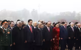 [ẢNH] Lãnh đạo Đảng, Nhà nước vào Lăng viếng Chủ tịch Hồ Chí Minh