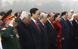 [ẢNH] Lãnh đạo Đảng, Nhà nước vào Lăng viếng Chủ tịch Hồ Chí Minh