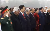 [ẢNH] Lãnh đạo Đảng, Nhà nước vào Lăng viếng Chủ tịch Hồ Chí Minh