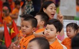 Rộn ràng lễ khai giảng năm học mới ở Hà Nội