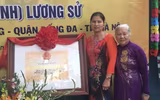 Chùm ảnh: Lễ rước đón bằng di tích lịch sử Đền-Đình Lương Sử