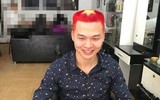 Giới trẻ nhuộm tóc 'màu cờ sắc áo' trước thềm trận chung kết U23