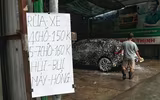 'Chát' như giá rửa ô tô chiều 30 Tết