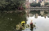 Mùng 1, Hội chữ Xuân Mậu Tuất tấp nập người, ông đồ mỏi tay viết