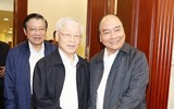 Hình ảnh Tổng Bí thư, Chủ tịch nước Nguyễn Phú Trọng chủ trì họp Bộ Chính trị