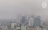Những cảnh lạ khi Hà Nội mờ mịt sương