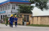 Xử lý nhanh các tình huống cháy, nổ kho xăng dầu