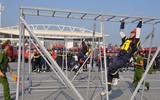 Cảnh sát phòng cháy, chữa cháy Hà Nội đua tài xử lý nhanh các tình huống cháy nổ  ​