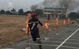 Cảnh sát phòng cháy, chữa cháy Hà Nội đua tài xử lý nhanh các tình huống cháy nổ  ​