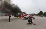 Những hình ảnh vượt tường, băng lửa của lực lượng cứu hỏa Hà Nội