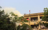 Diễn tập phá chuồng cọp chung cư đang cháy cứu người mắc kẹt