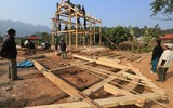 Độc đáo cách làm nhà của đồng bào Thái ở Tây Bắc