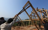 Độc đáo cách làm nhà của đồng bào Thái ở Tây Bắc