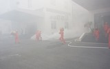 Diễn tập cứu nạn chữa cháy phối hợp nhiều lực lượng tại khu công nghiệp Phú Nghĩa