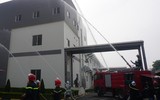 Diễn tập cứu nạn chữa cháy phối hợp nhiều lực lượng tại khu công nghiệp Phú Nghĩa