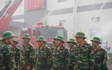Diễn tập cứu nạn chữa cháy phối hợp nhiều lực lượng tại khu công nghiệp Phú Nghĩa