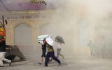 Huy động nhiều lực lượng diễn tập chữa cháy, cứu nạn tại chợ Nành xã Ninh Hiệp