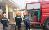 Huy động nhiều lực lượng diễn tập chữa cháy, cứu nạn tại chợ Nành xã Ninh Hiệp