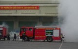 Nhiều lực lượng tham gia diễn tập phương án chữa cháy, cứu nạn