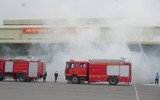 Nhiều lực lượng tham gia diễn tập phương án chữa cháy, cứu nạn