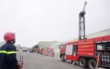 Nhiều lực lượng tham gia diễn tập phương án chữa cháy, cứu nạn