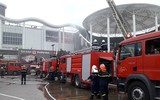 Giải quyết nhanh tình huống cứu nạn, chữa cháy giả định tại Aeon Mall Long Biên  ​