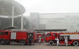 Giải quyết nhanh tình huống cứu nạn, chữa cháy giả định tại Aeon Mall Long Biên  ​