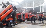 Giải quyết nhanh tình huống cứu nạn, chữa cháy giả định tại Aeon Mall Long Biên  ​