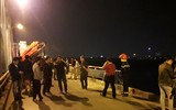 Toàn cảnh các lực lượng trắng đêm tìm kiếm cứu nạn xe ô tô gặp nạn trên sông Hồng