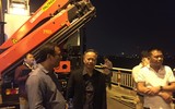 Toàn cảnh các lực lượng trắng đêm tìm kiếm cứu nạn xe ô tô gặp nạn trên sông Hồng