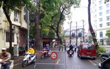 Những hình ảnh Công an Hà Nội cùng các lực lượng chức năng đảm bảo ANTT lễ viếng nguyên Chủ tịch nước Lê Đức Anh