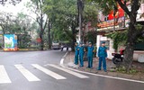 Những hình ảnh Công an Hà Nội cùng các lực lượng chức năng đảm bảo ANTT lễ viếng nguyên Chủ tịch nước Lê Đức Anh