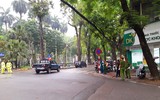Những hình ảnh Công an Hà Nội cùng các lực lượng chức năng đảm bảo ANTT lễ viếng nguyên Chủ tịch nước Lê Đức Anh